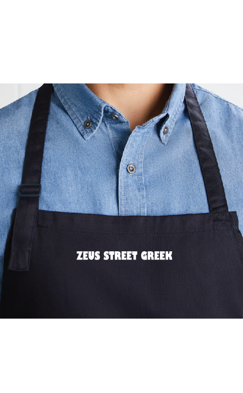 Zeus Street Greek staff uniforms - POD